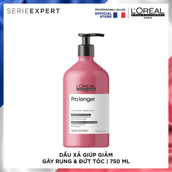(MỚI) Dầu xả đứt gãy và làm dài tóc Serie Expert Pro Longer 750ml