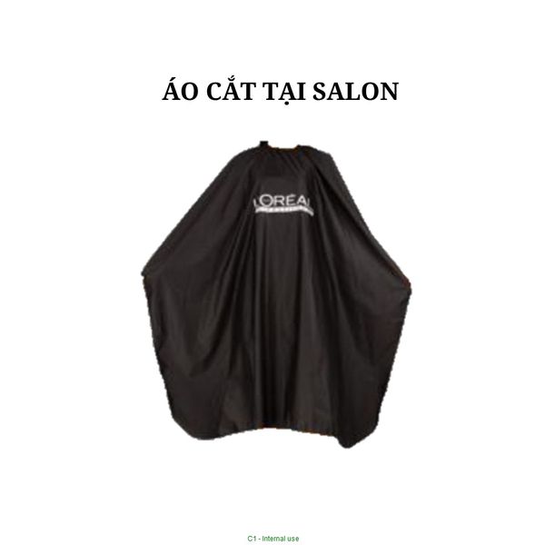 Áo cắt chuyên dùng tại salon trị giá 100K
