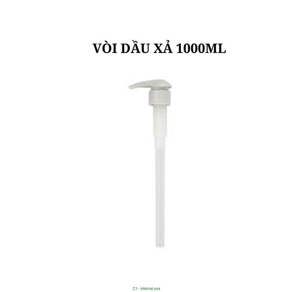 Vòi dầu xả 1000ml