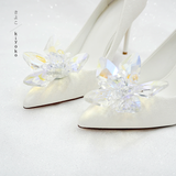  Giày cưới Kiyoko đính pha lê siêu sáng cao 9cm 