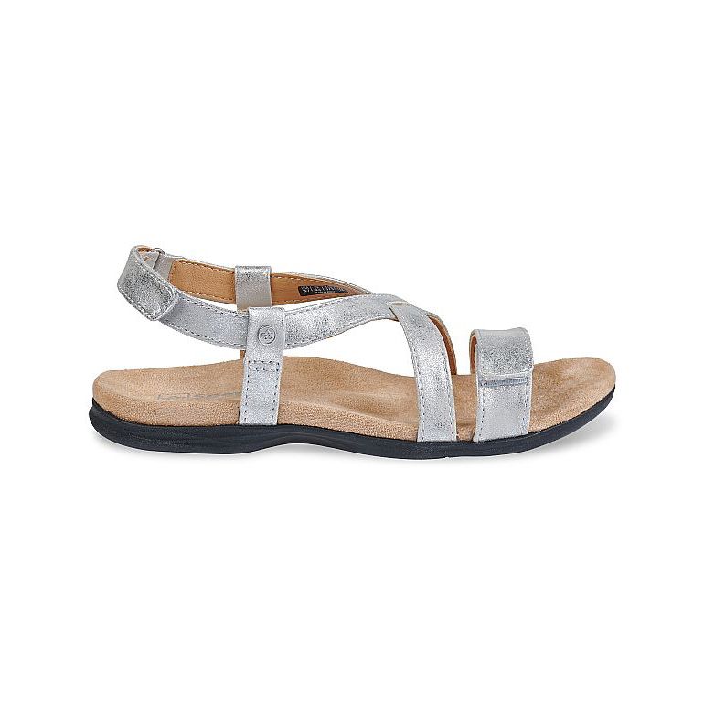 Sandal sức khỏe nữ Spenco Cross Strap Grey