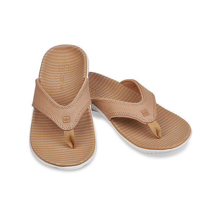 Dép sức khỏe nữ Spenco Canvas Tan