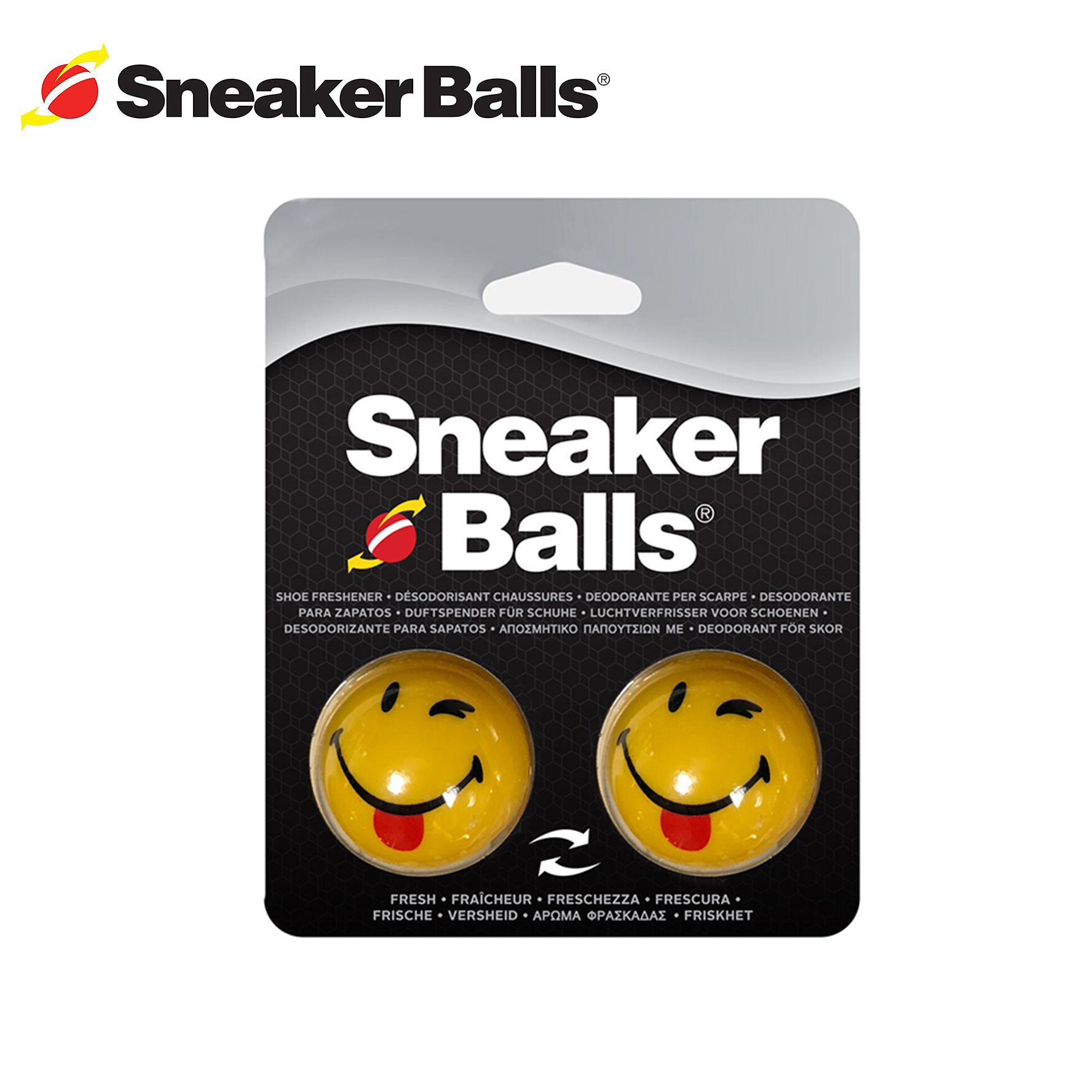 Bóng khử mùi giày, túi xách SneakerBall Smiley 1 Lêu Lêu