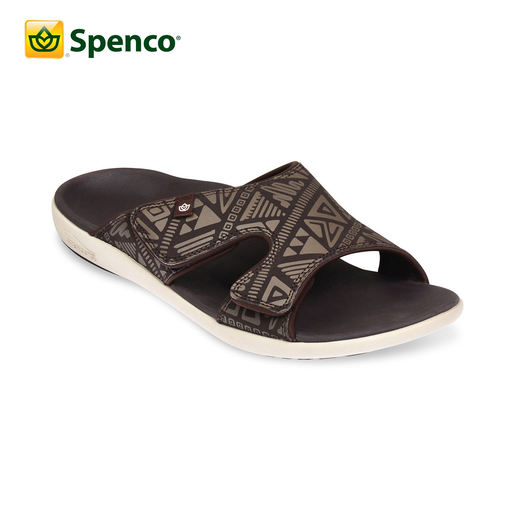 Dép quai ngang sức khỏe nam Spenco Kholo Tribal Coffee