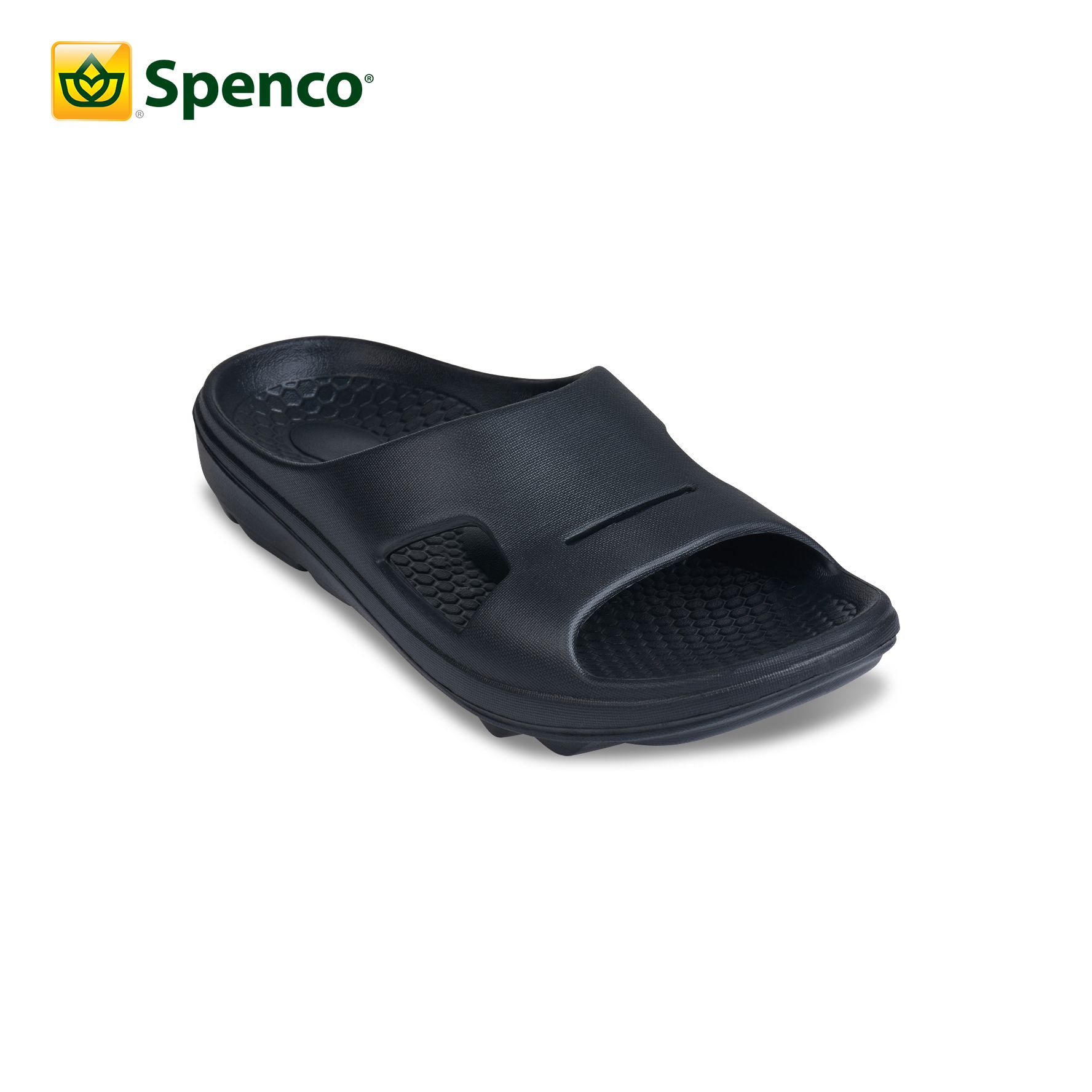  Dép quai ngang sức khỏe nam Spenco Fusion Slides Black 