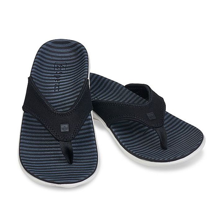 Dép sức khỏe nữ Spenco Canvas Black