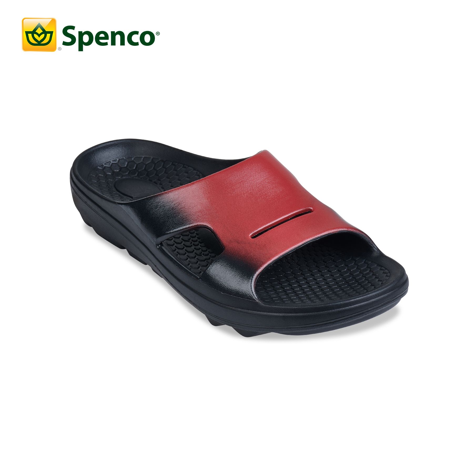 Dép sức khỏe nam Spenco Fusion Fade Slide Red