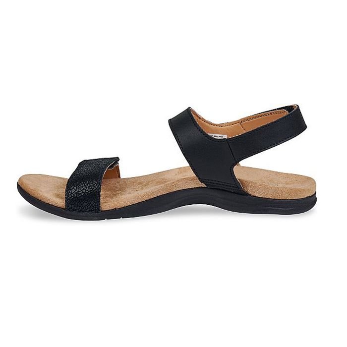 Sandal sức khỏe nữ Spenco Milan Black