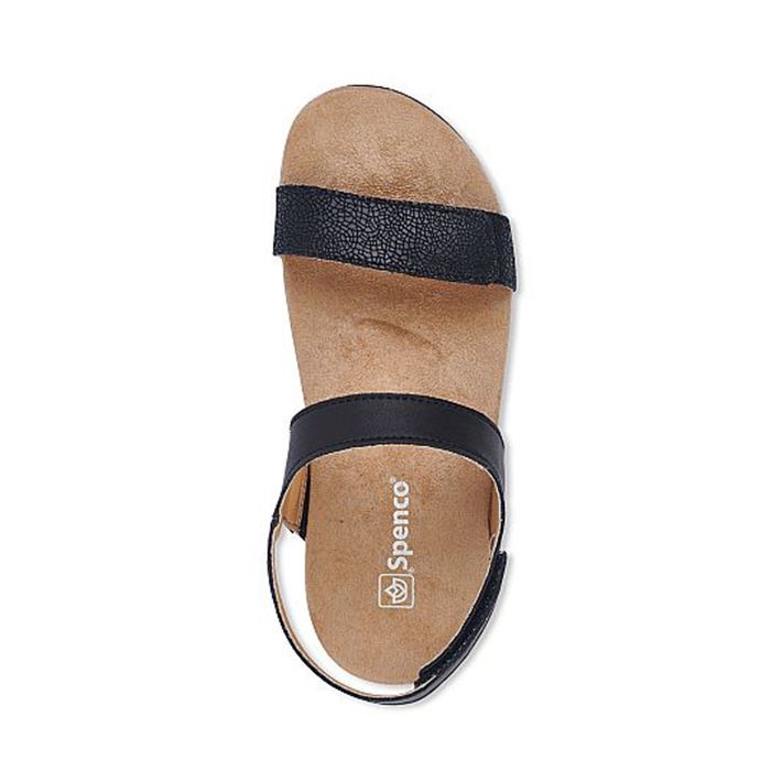 Sandal sức khỏe nữ Spenco Milan Black