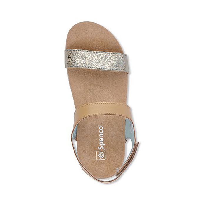 Sandal sức khỏe nữ Spenco Milan Tan