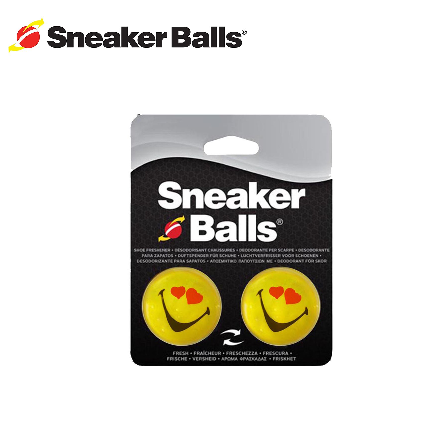 Bóng khử mùi giày, túi xách SneakerBall Smiley 3 Trái Tim