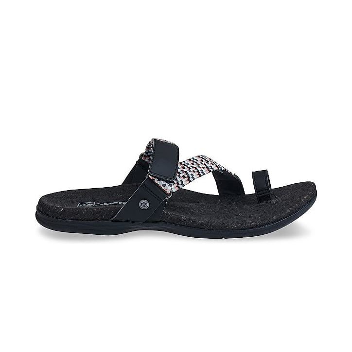 Dép sức khỏe nữ Spenco Island Slides Black