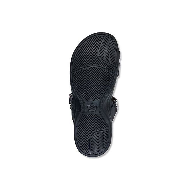 Dép sức khỏe nữ Spenco Island Slides Black