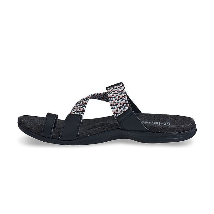 Dép sức khỏe nữ Spenco Island Slides Black