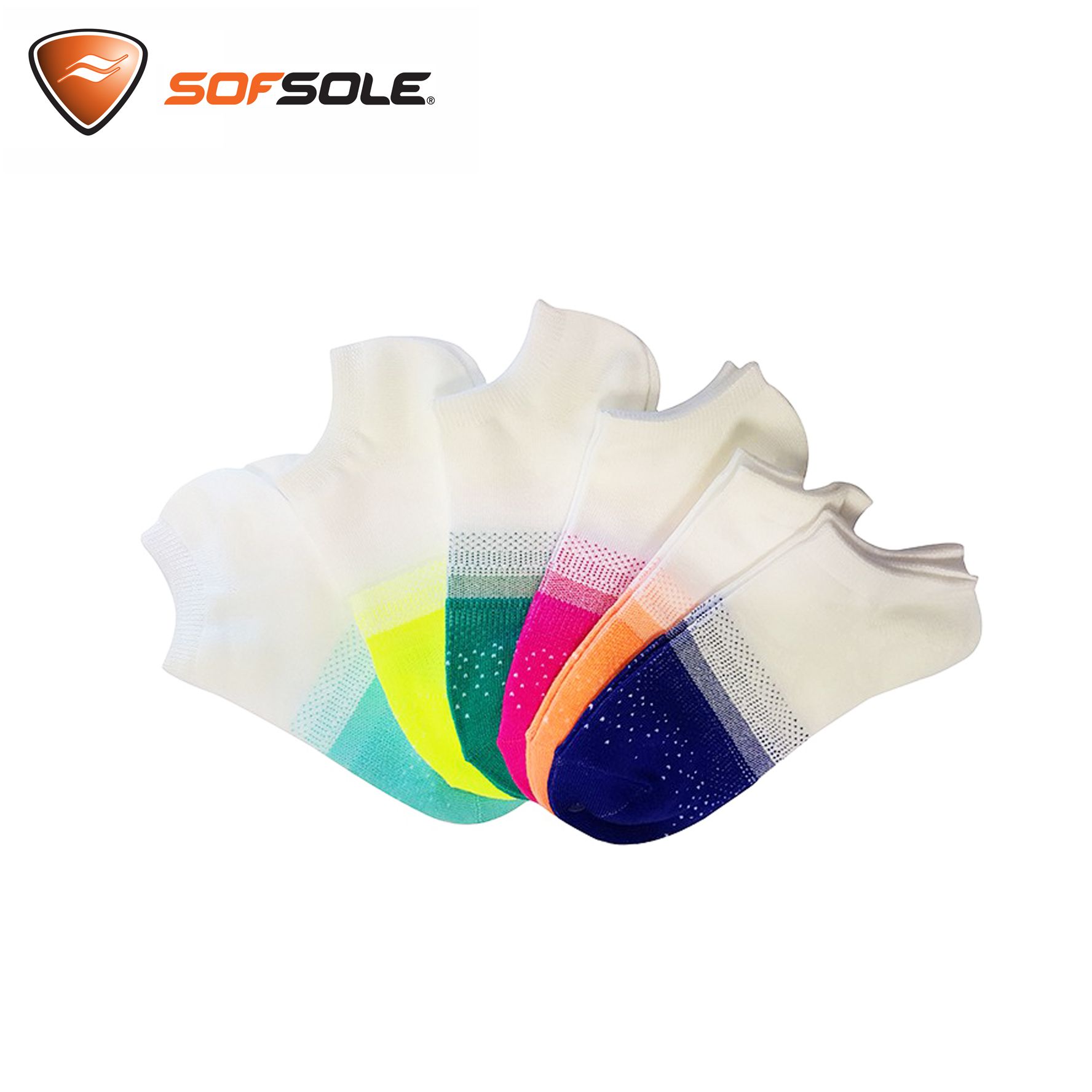 Combo 6 đôi vớ thể thao nữ Sofsole Shadows