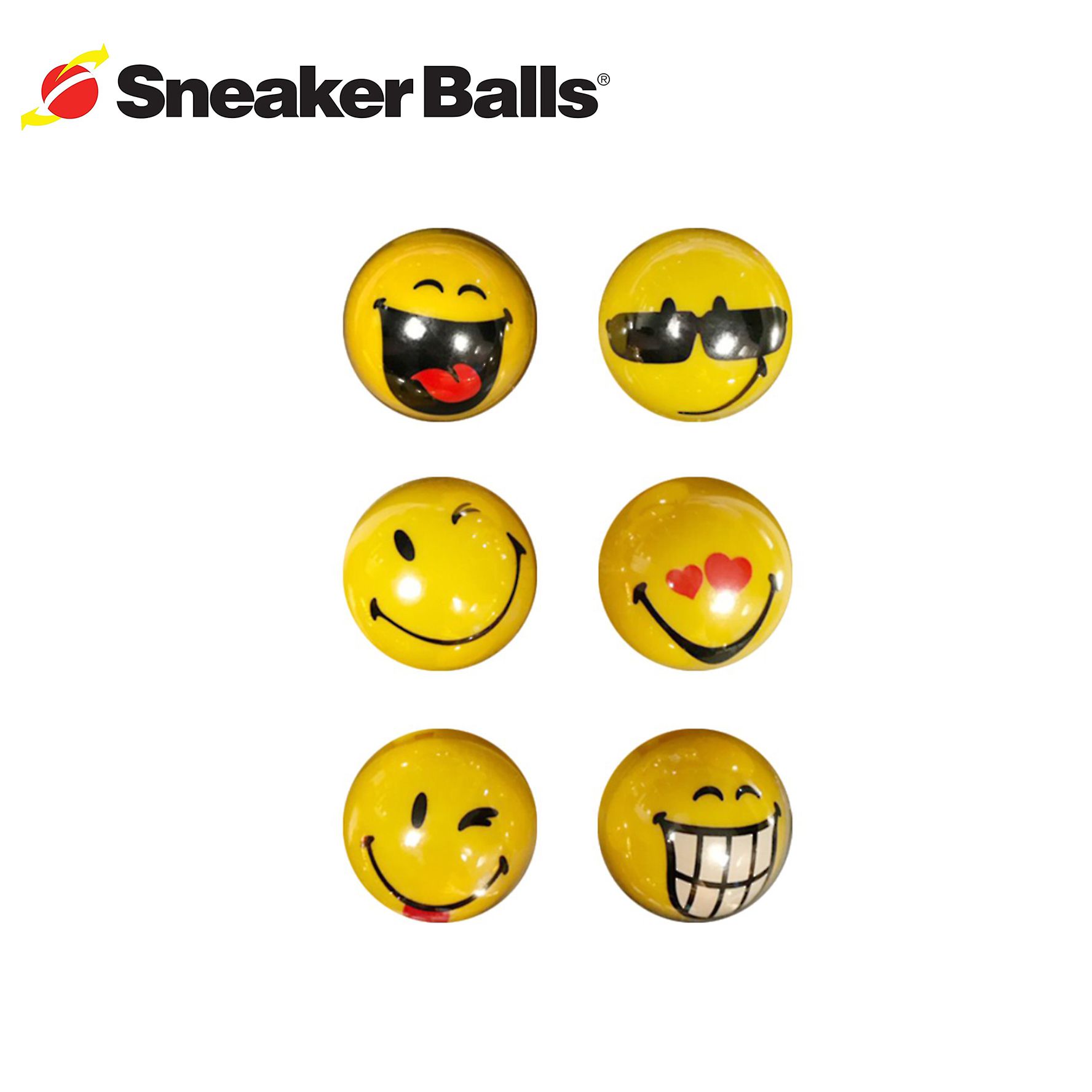  6 viên bóng khử mùi giày, túi xách SneakerBall Face 