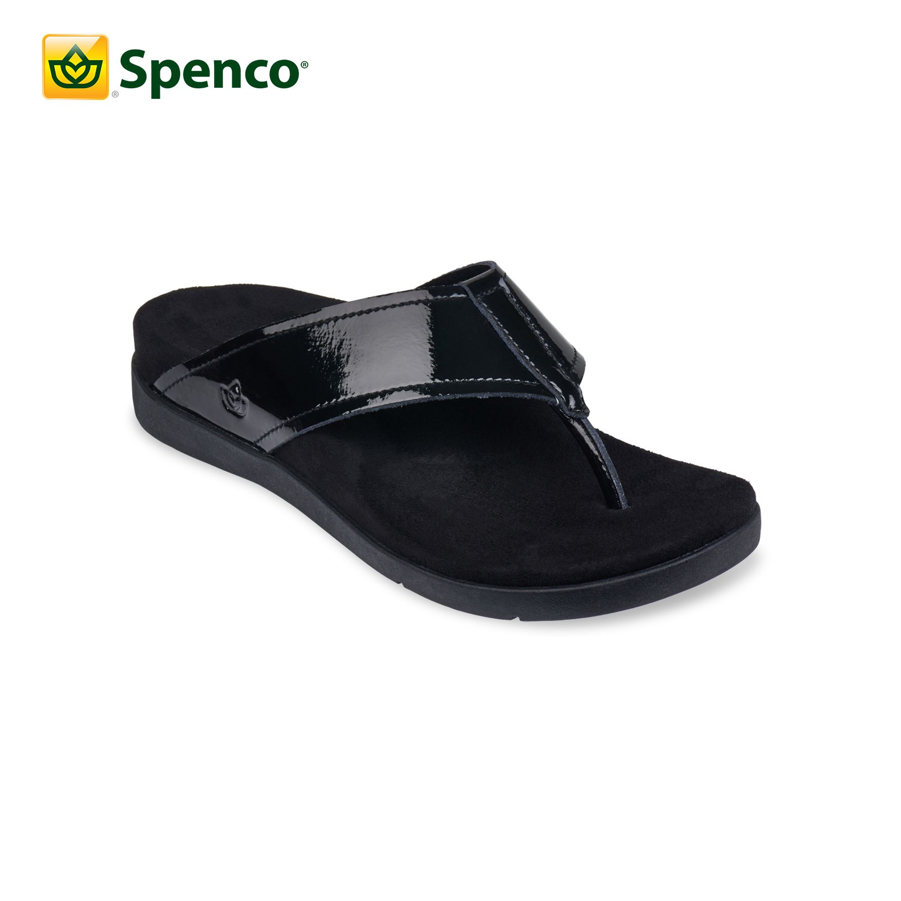 Dép sức khỏe nữ Spenco Hampton Black
