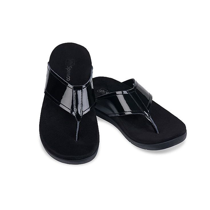 Dép sức khỏe nữ Spenco Hampton Black