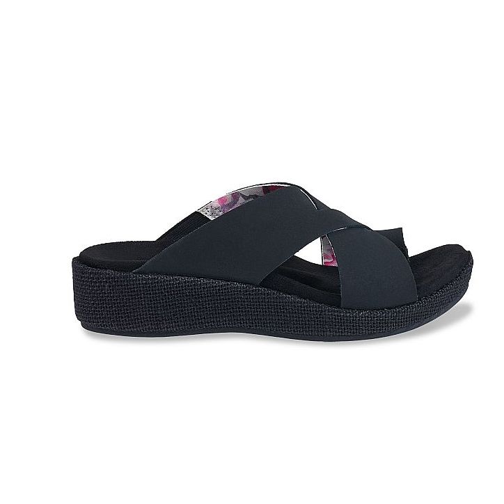 Dép sức khỏe nữ Spenco Oasis Slides Black
