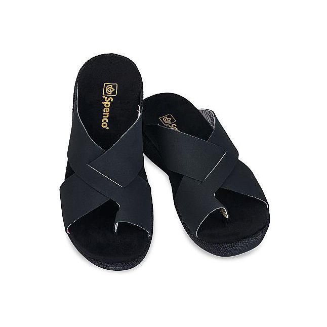 Dép sức khỏe nữ Spenco Oasis Slides Black