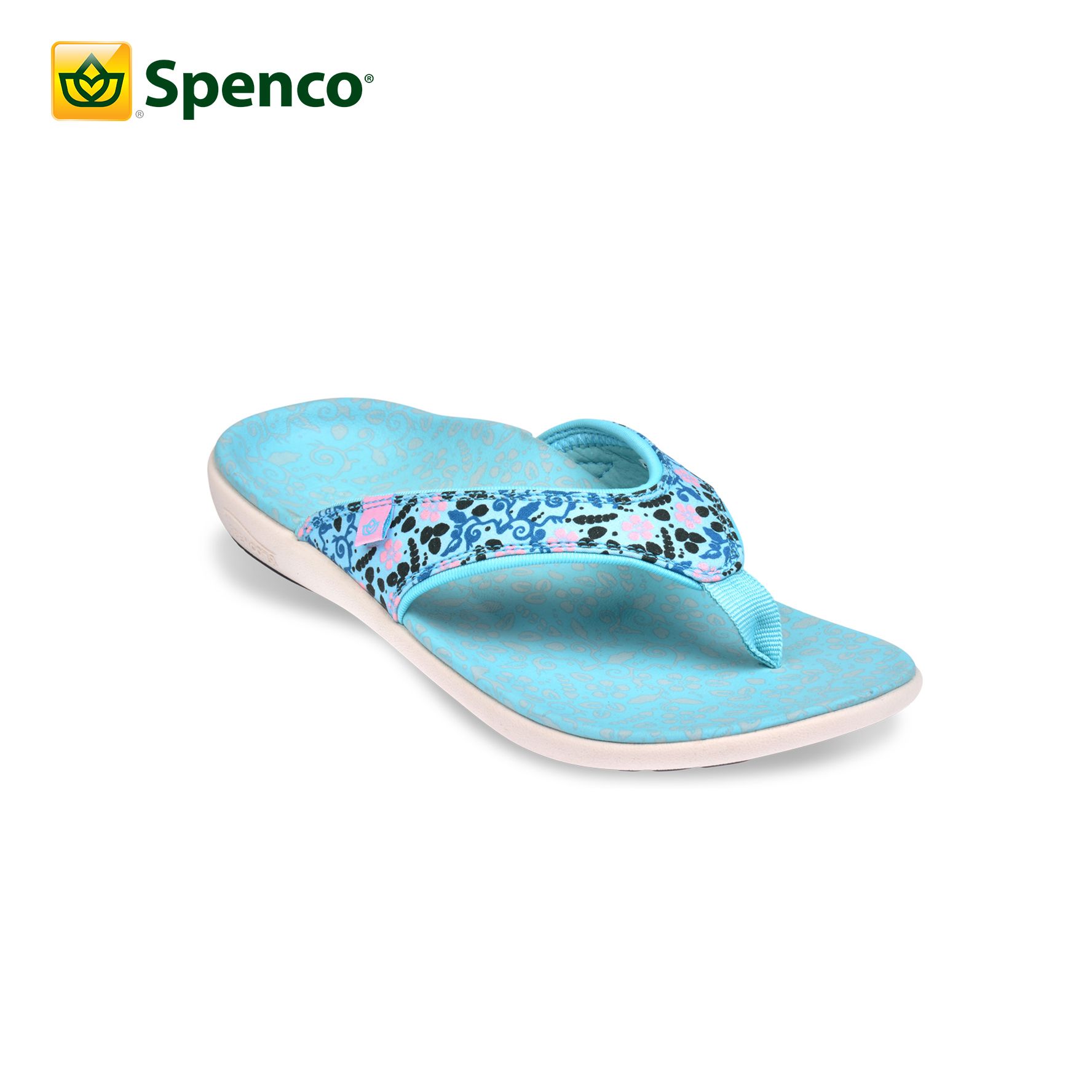 Dép sức khỏe nữ Spenco Yumi Bloom Blue