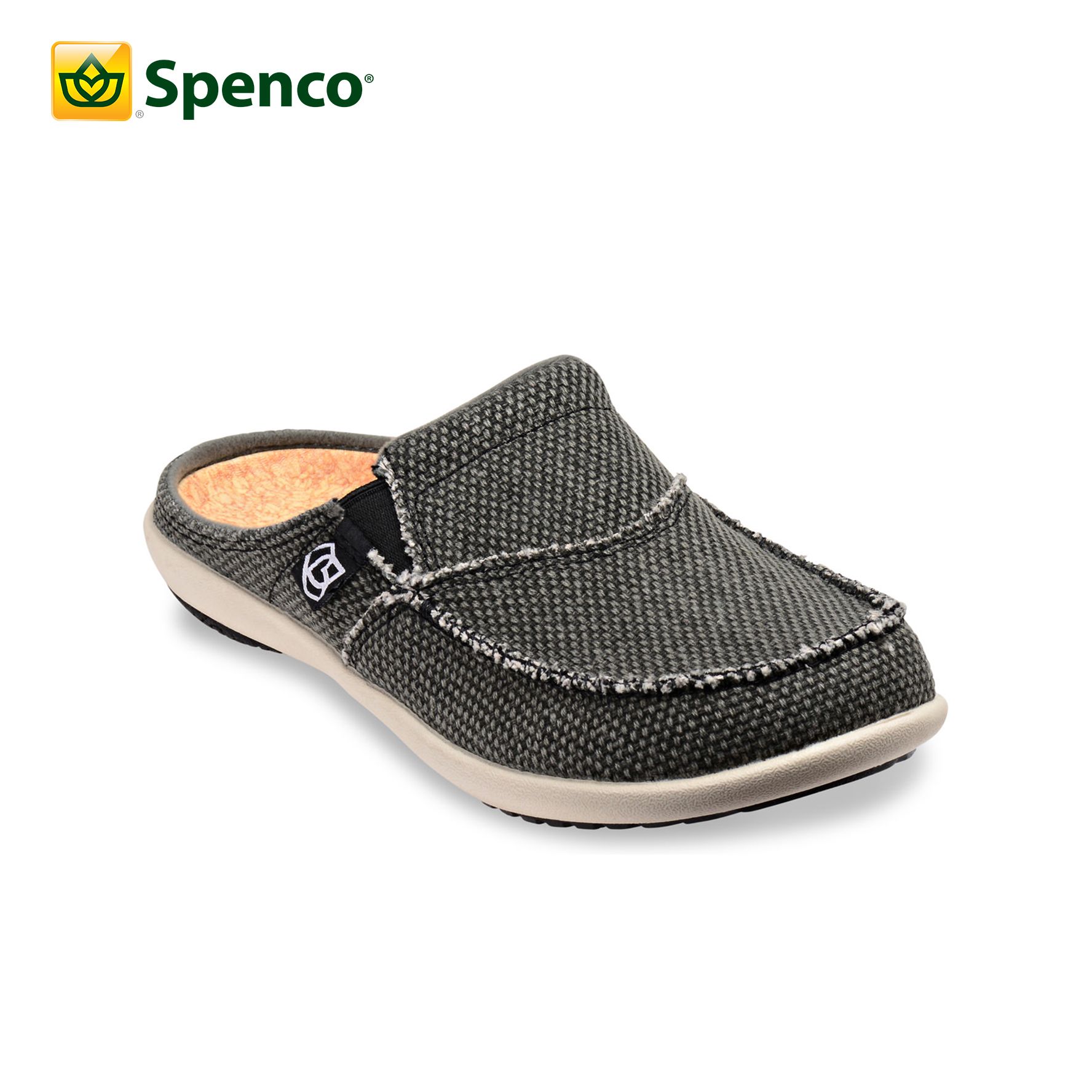 Giày sức khỏe nam Spenco Siesta Slide Charoal