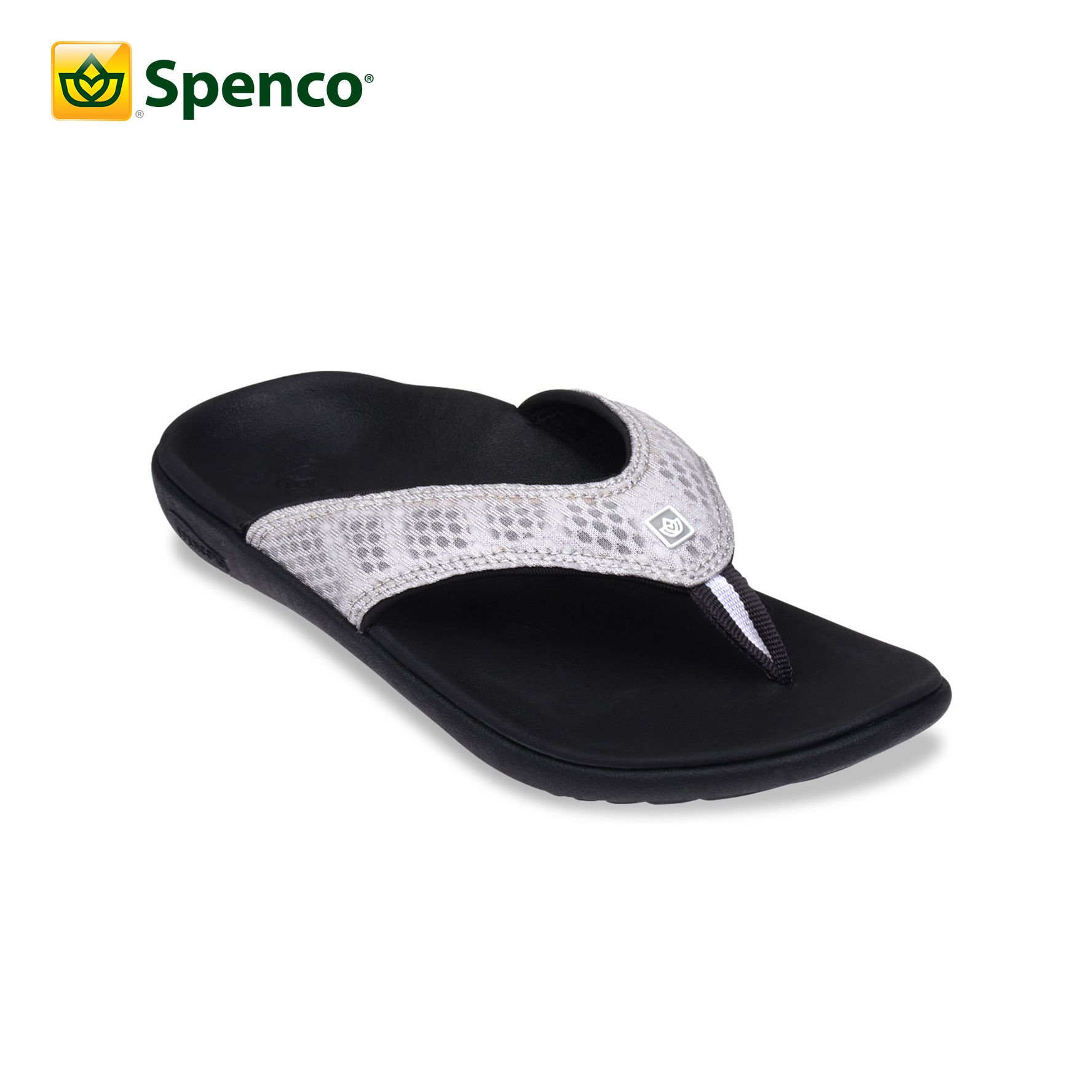 Dép sức khỏe nữ Spenco Yumi Breeze Black/Silver