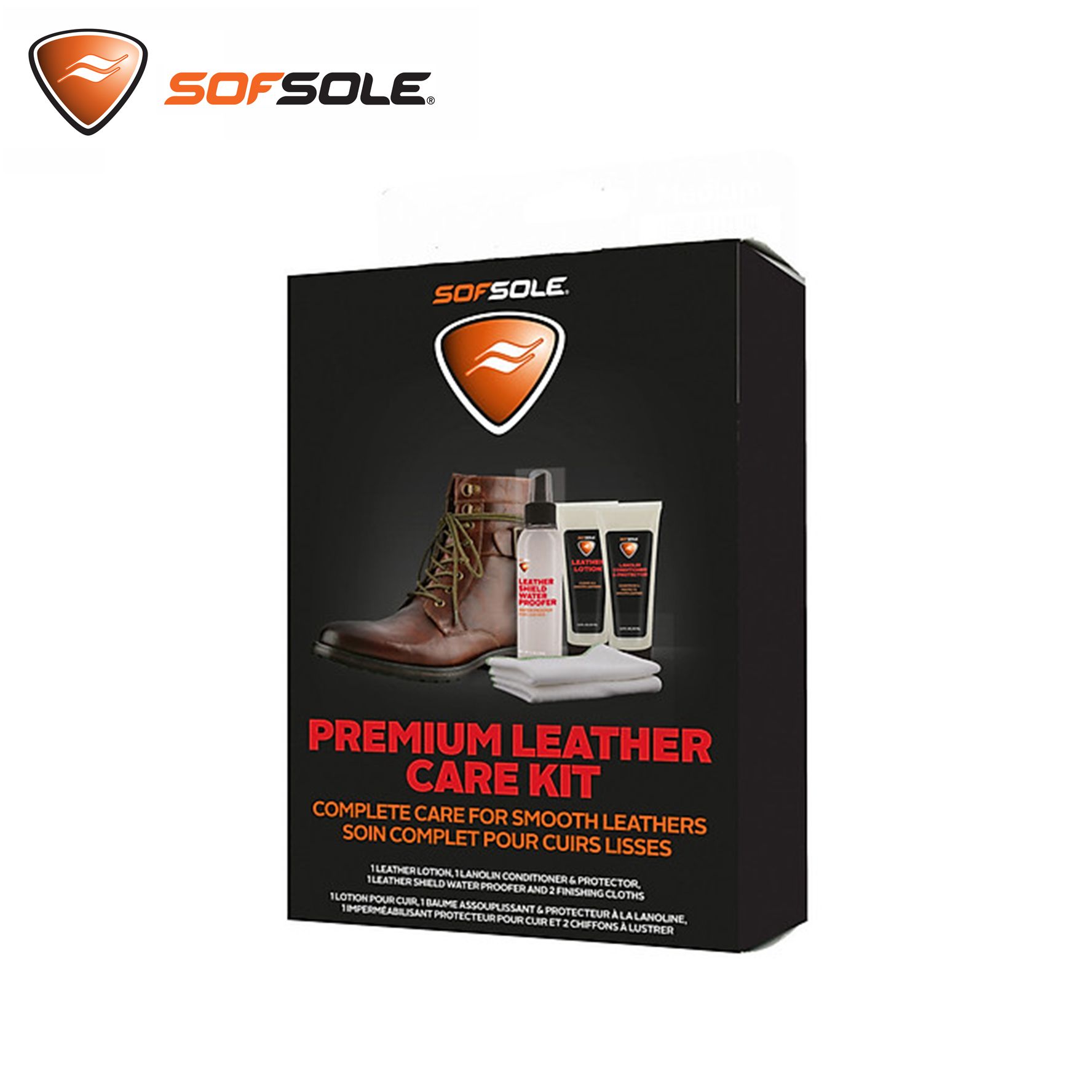 Bộ kit chăm sóc giày da Sofsole Premium Leather Kit