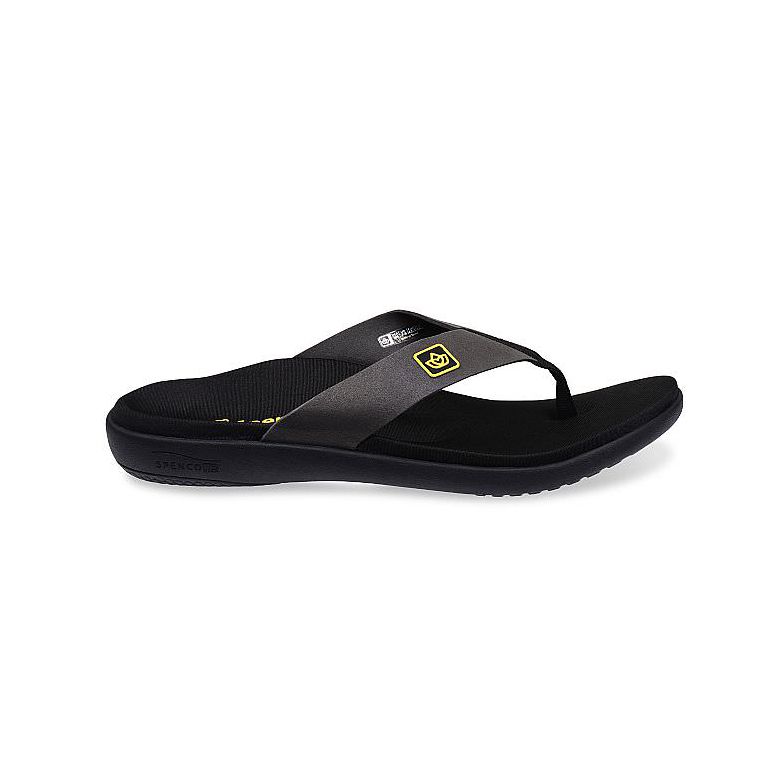 Dép sức khỏe nam Spenco Pure Black