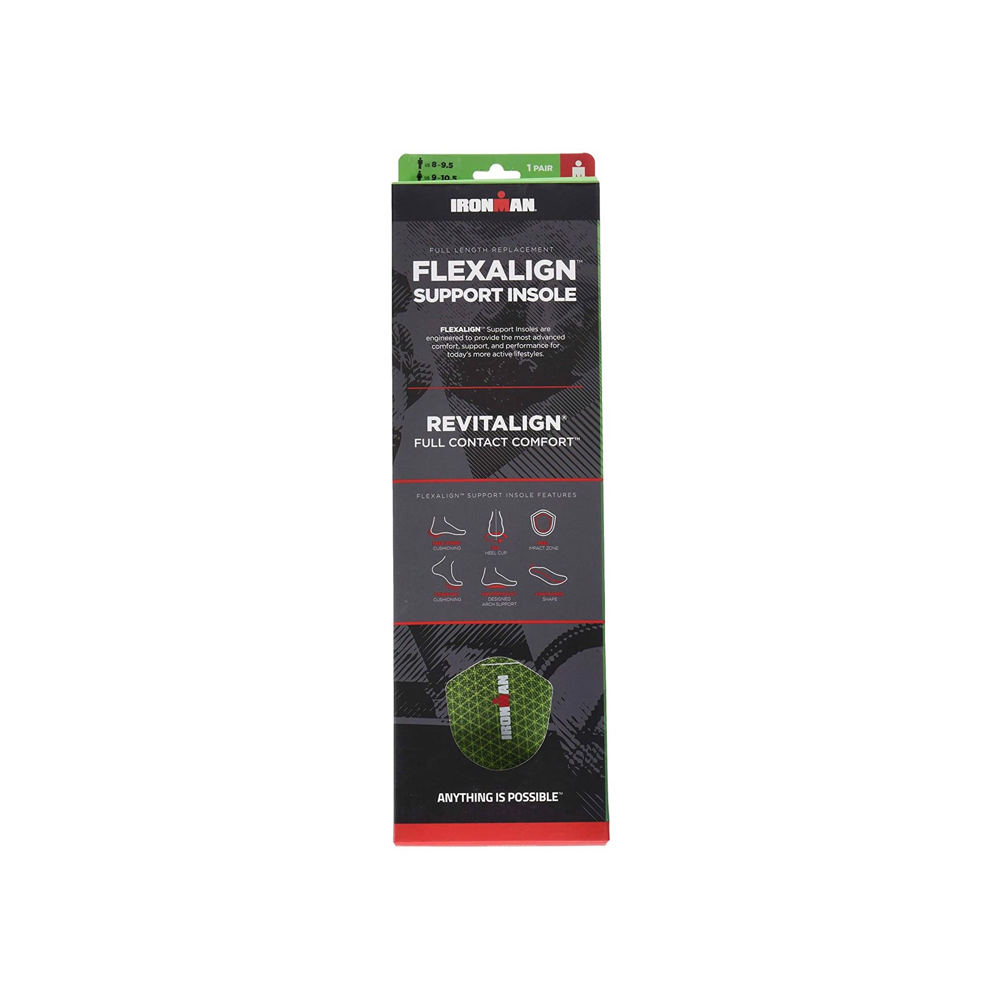 Lót Giày Y Khoa Ironman Flexalign Support Green