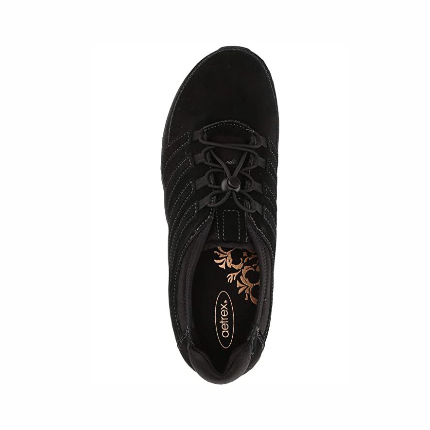 Giày sức khỏe nữ Aetrex Laney Black