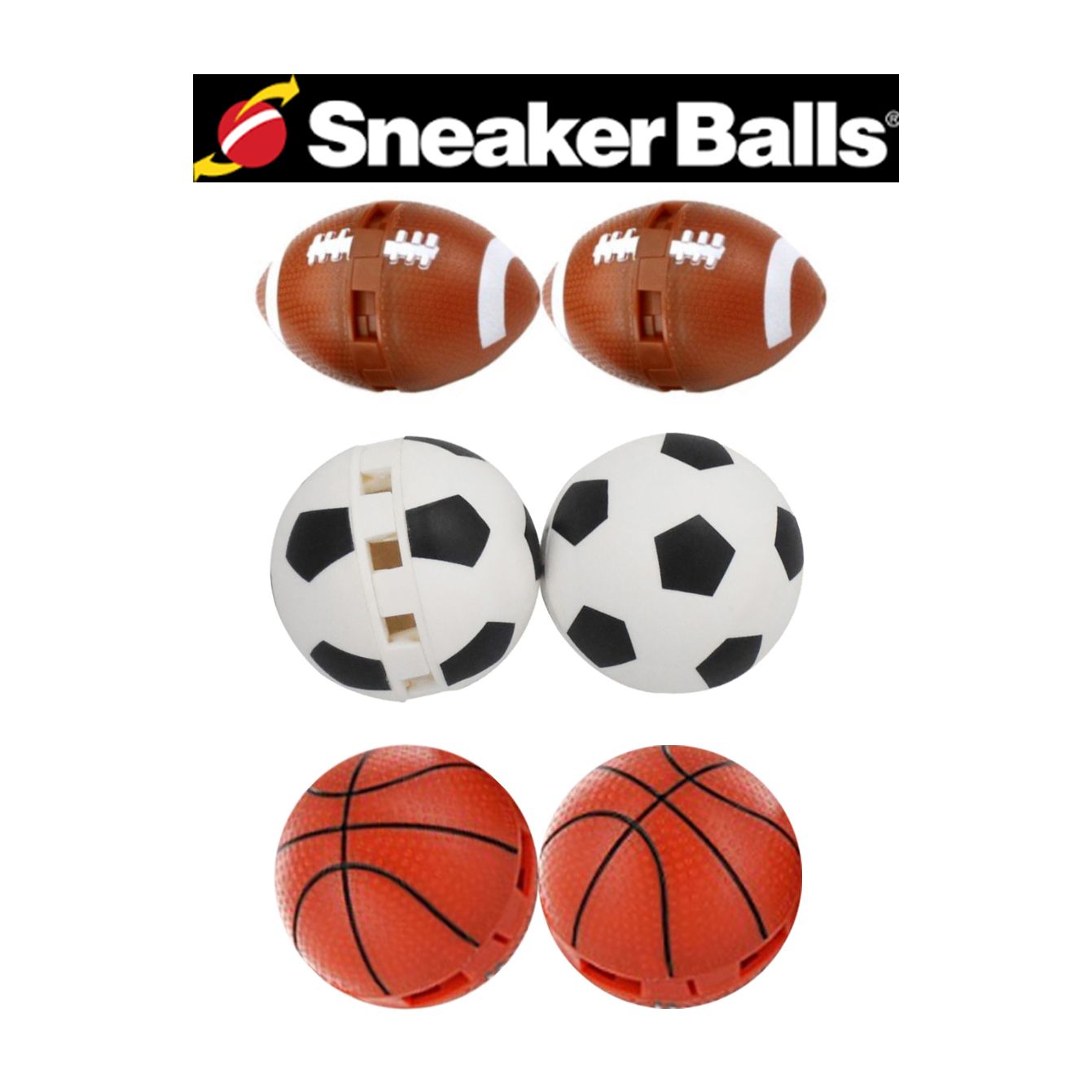  6 Viên bóng khử mùi giày, túi xách SneakerBall Sport 