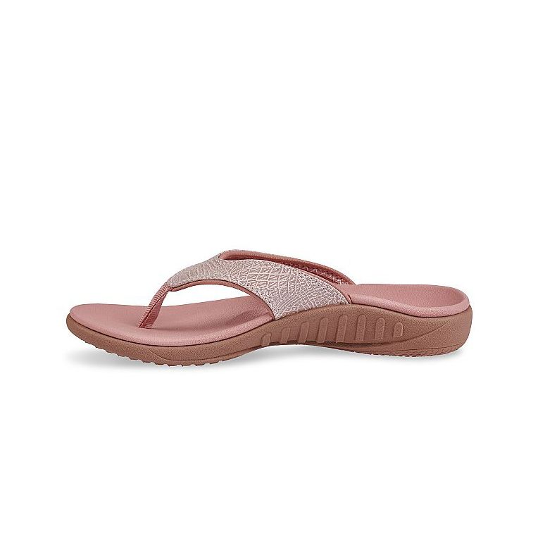 Dép sức khỏe nữ Spenco Yumi Croco Mauve
