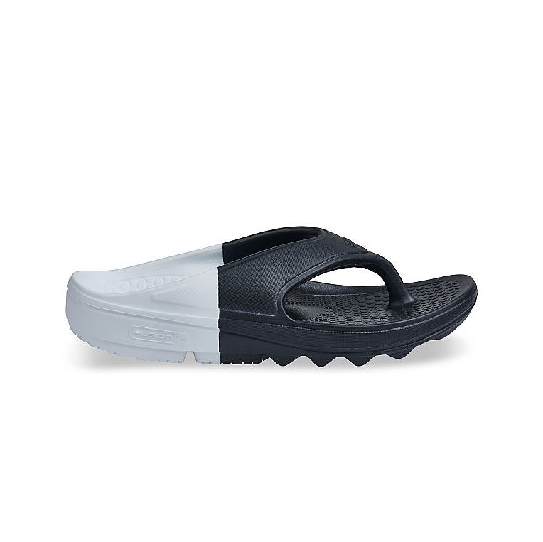 Dép sức khỏe nữ Spenco Fusion Black/White