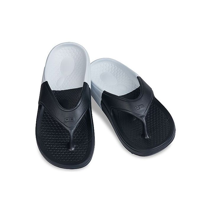 Dép sức khỏe nữ Spenco Fusion Black/White