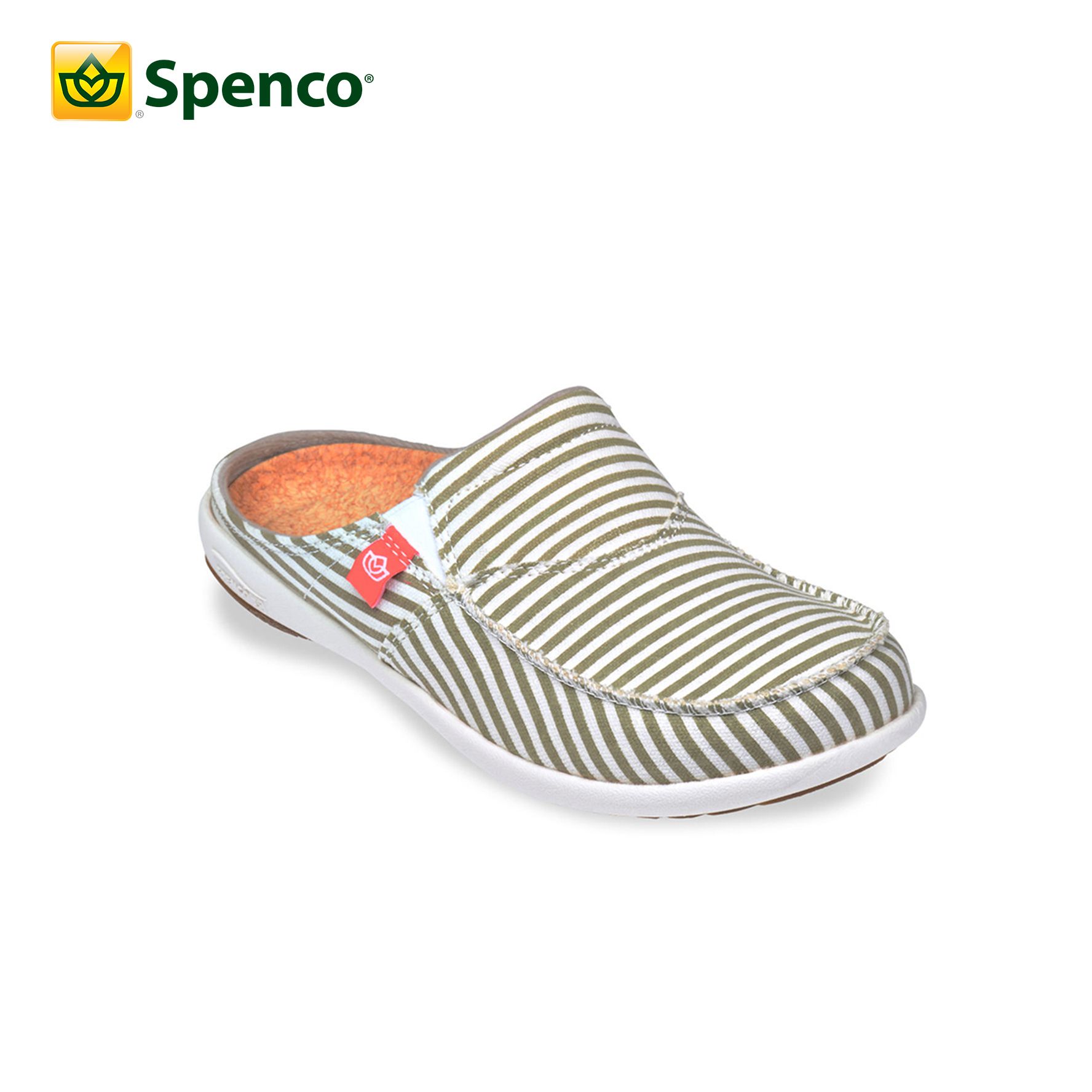 Giày sức khỏe nữ Spenco Siesta Sọc Khaki