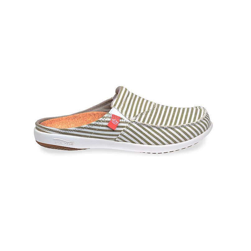 Giày sức khỏe nữ Spenco Siesta Sọc Khaki
