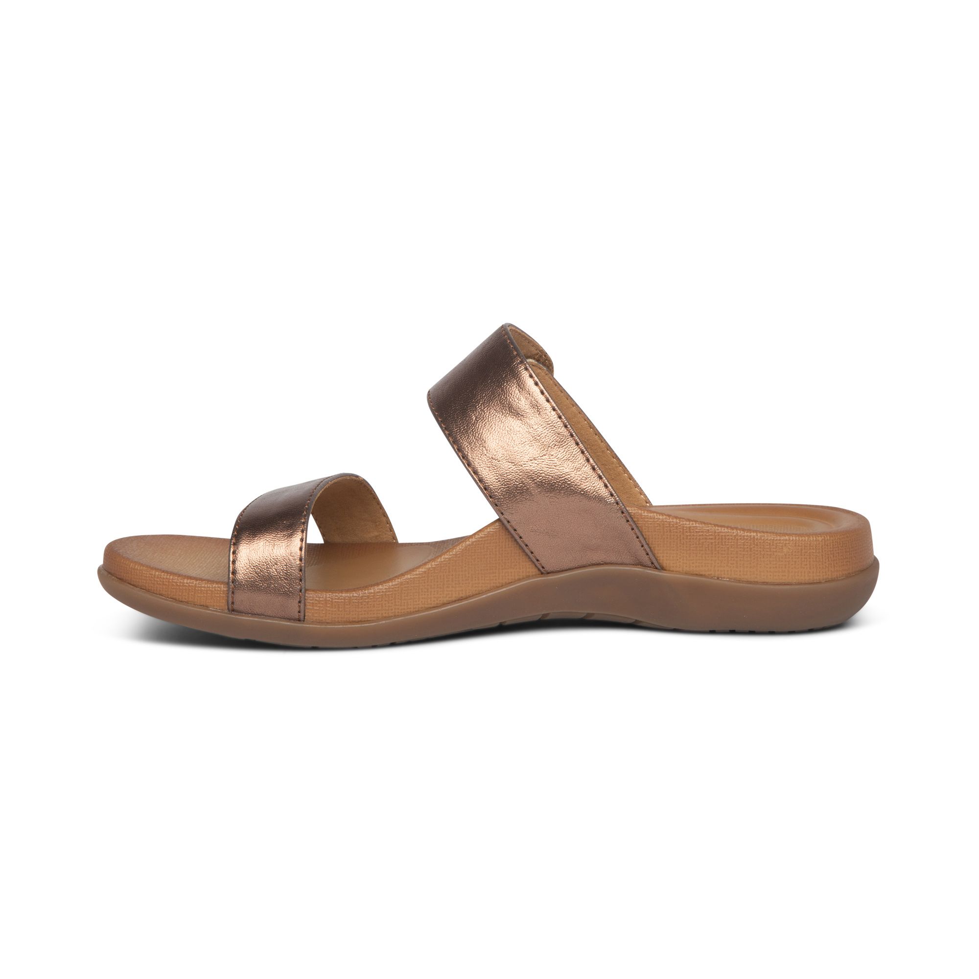 Dép sức khỏe nữ Aetrex Mimi Bronze