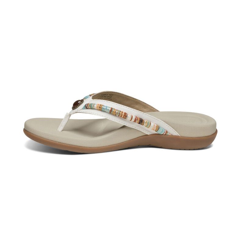 Dép sức khỏe nữ Aetrex Hazel White
