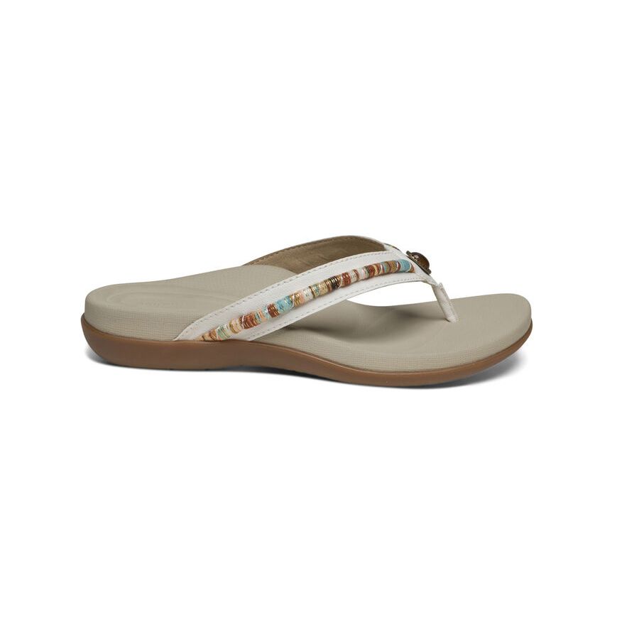 Dép sức khỏe nữ Aetrex Hazel White