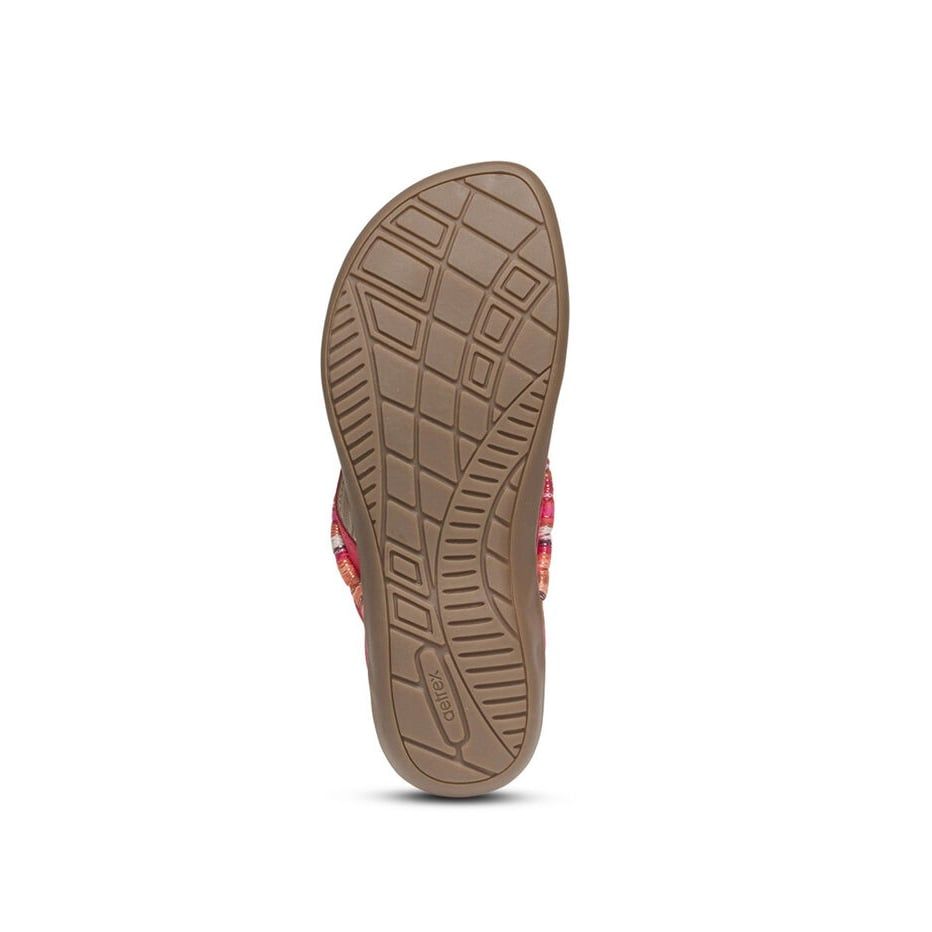 Dép sức khỏe nữ Aetrex Hazel Red