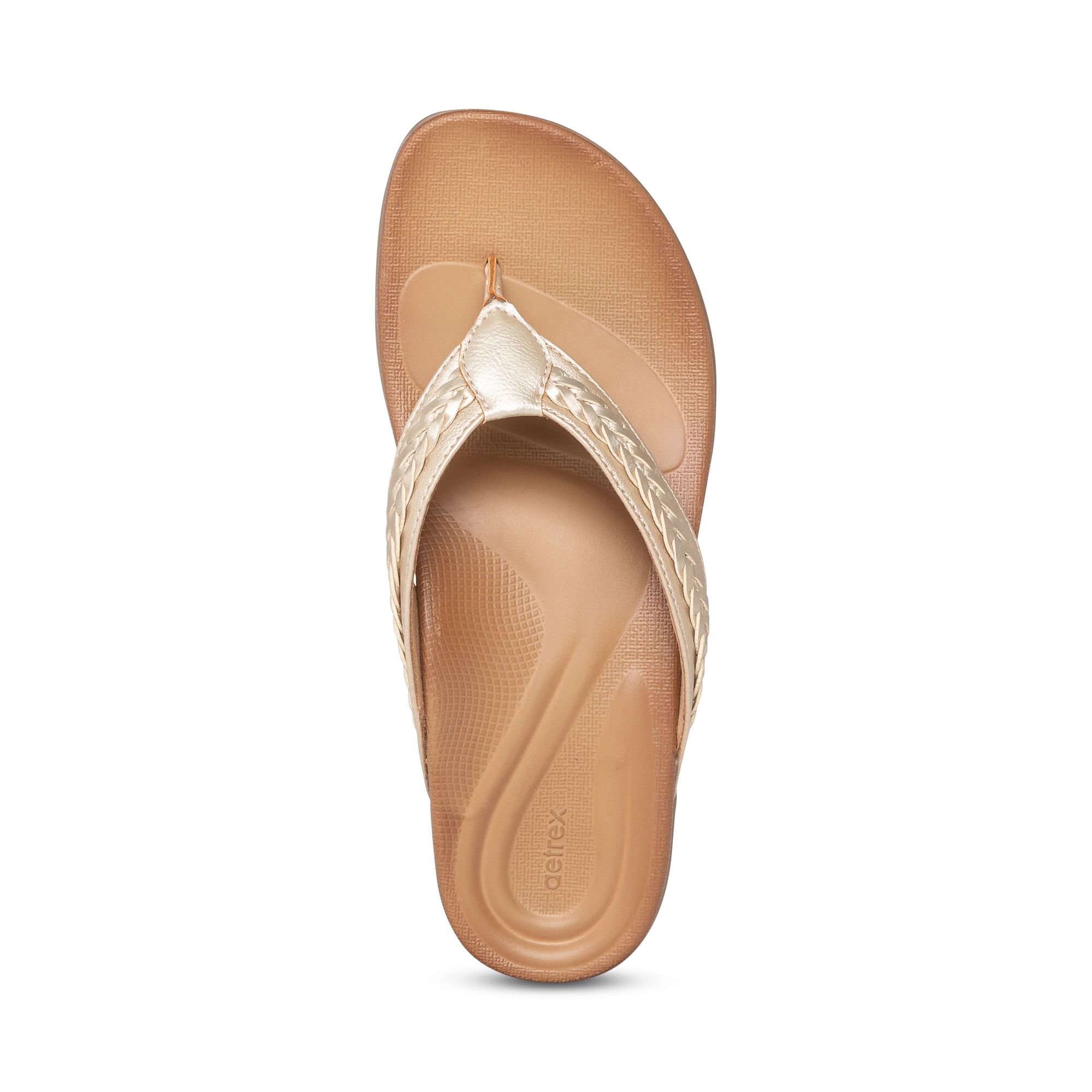 Dép sức khỏe nữ Aetrex Emmy Tan