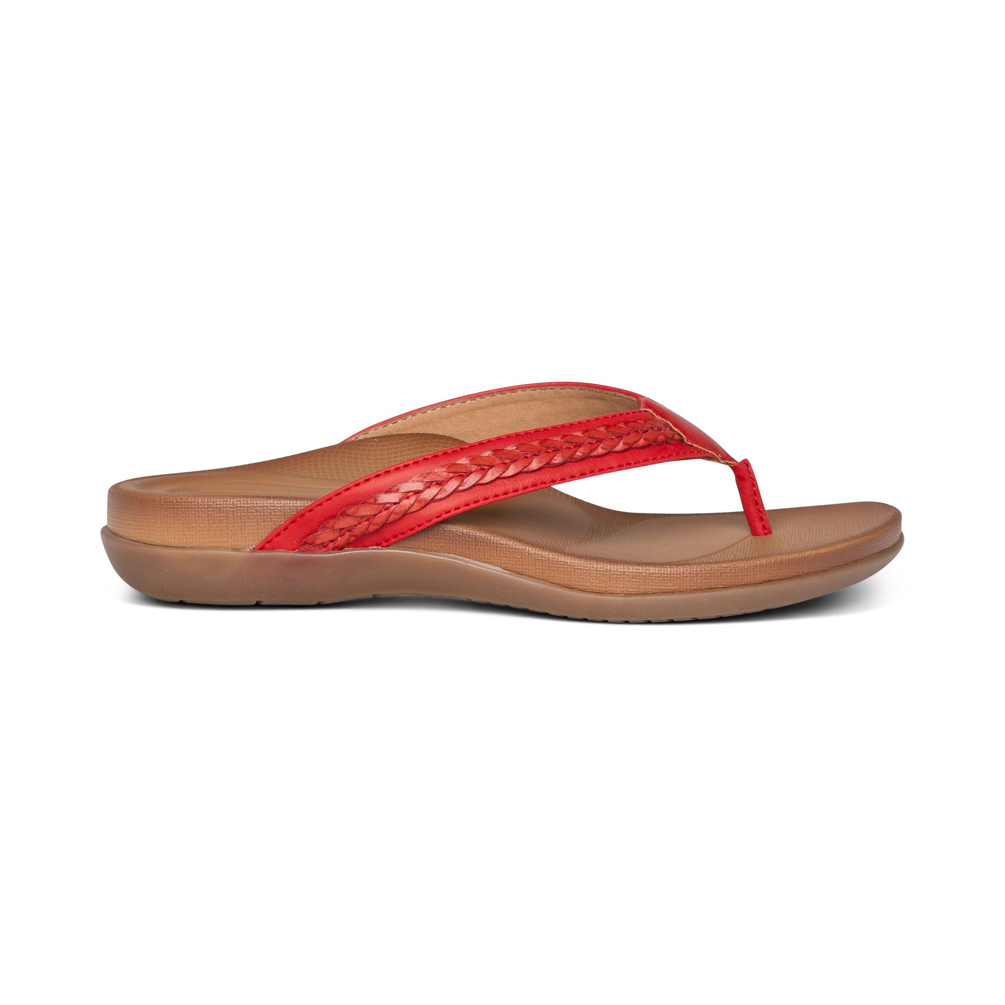 Dép sức khỏe nữ Aetrex Emmy Red