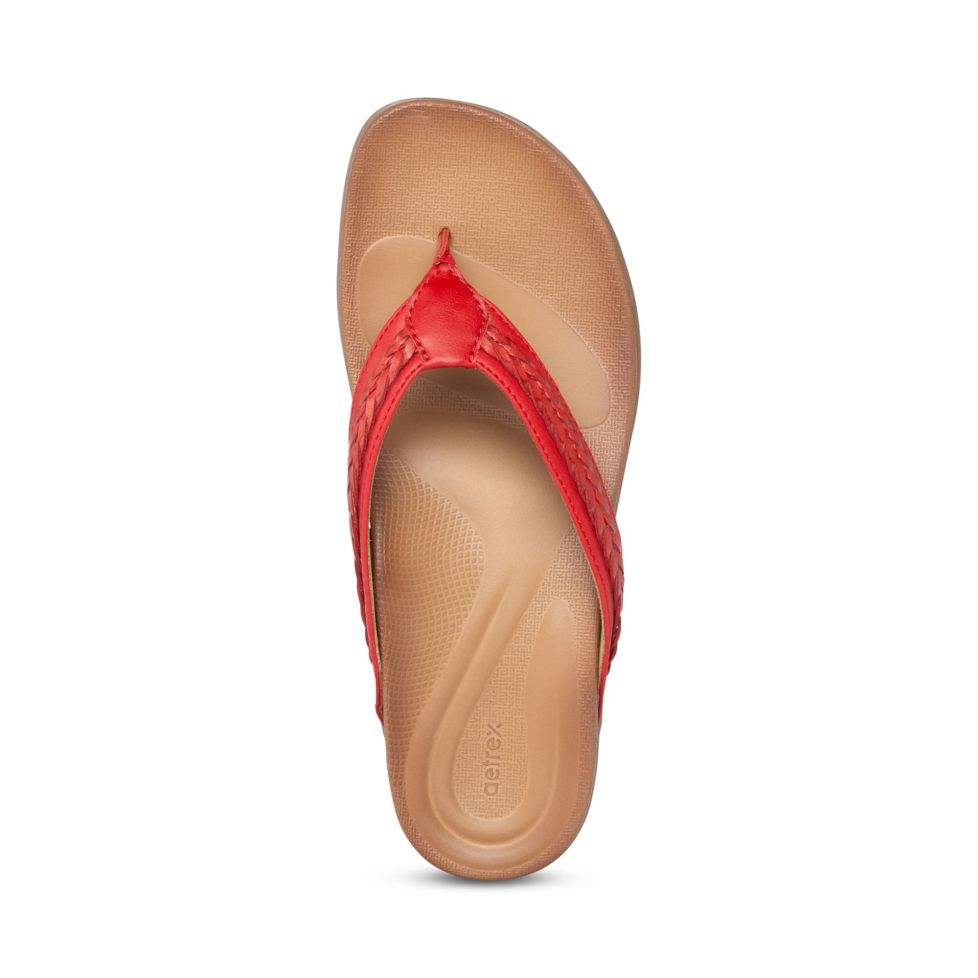 Dép sức khỏe nữ Aetrex Emmy Red