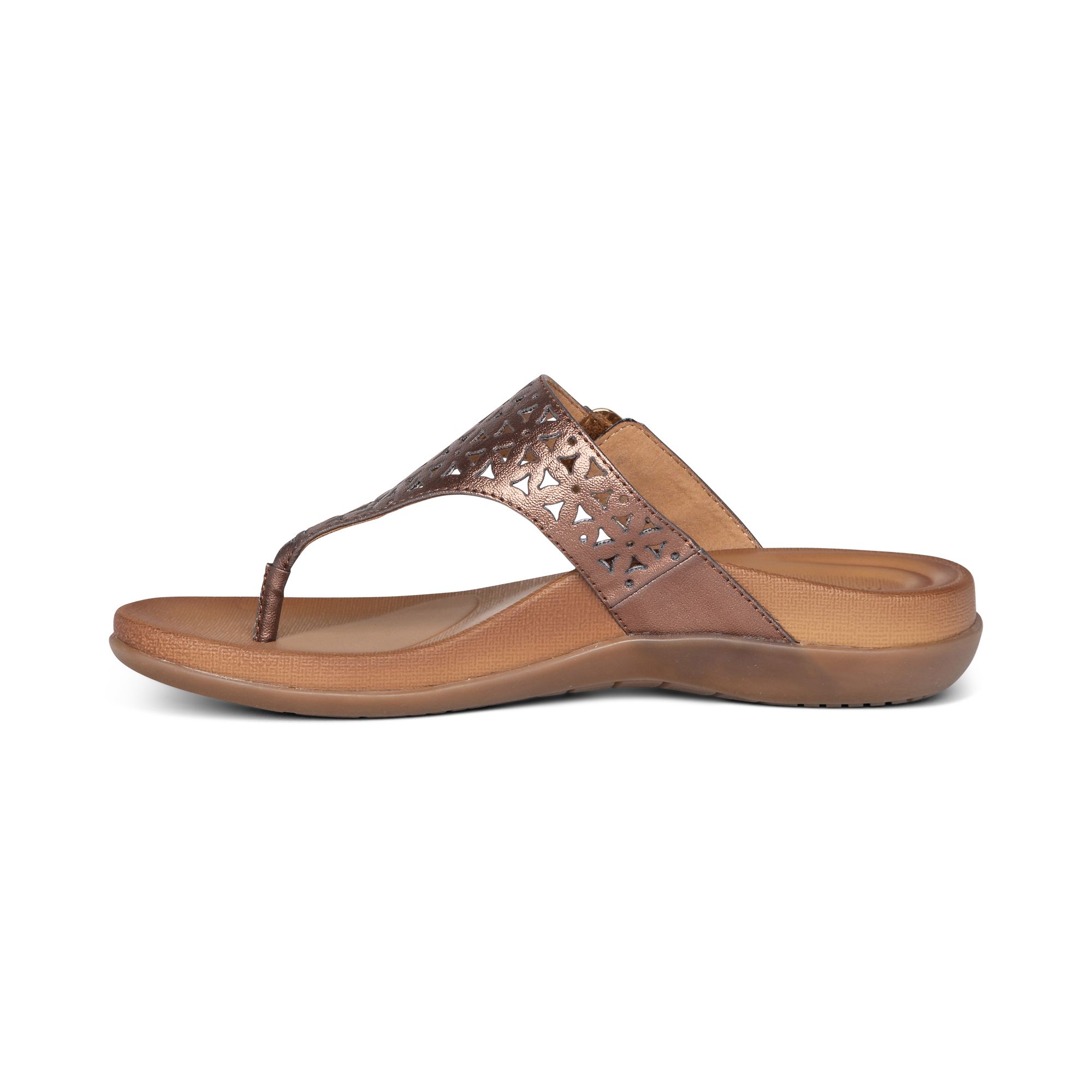 Dép sức khỏe nữ Aetrex Rita Bronze