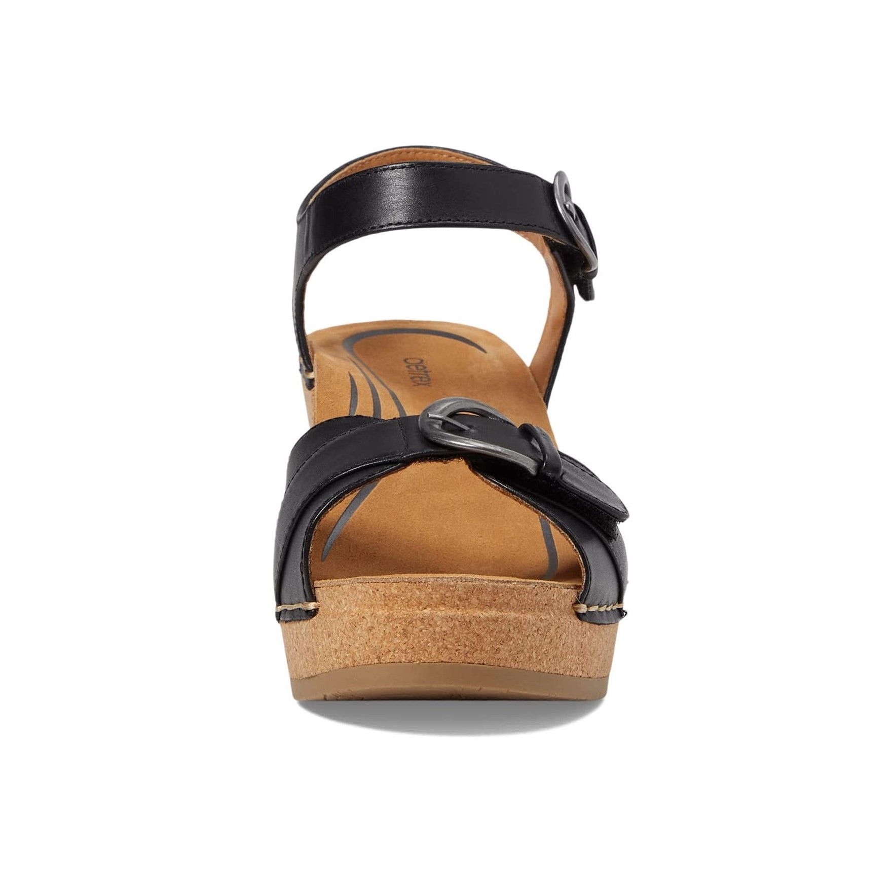 Giày sandal cao gót sức khỏe nữ Aetrex Tory Black