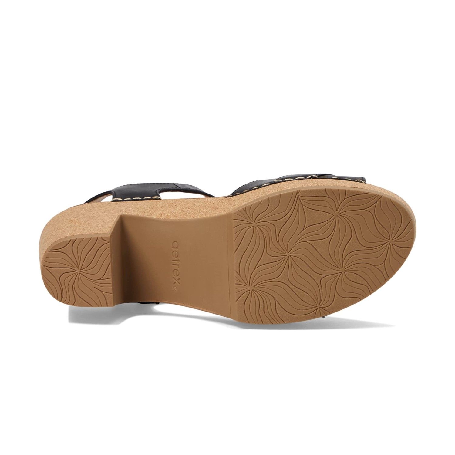 Giày sandal cao gót sức khỏe nữ Aetrex Tory Black