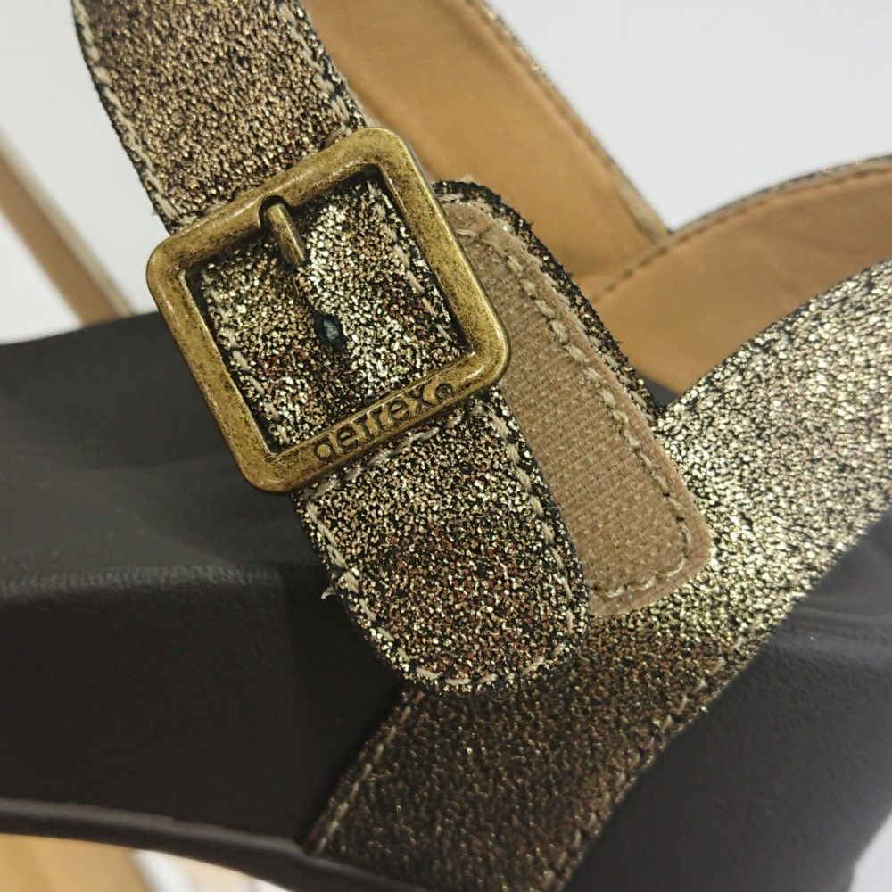  Giày Sandal cao gót sức khỏe nữ Aetrex Violet Bronze 