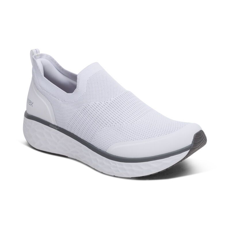 Giày thể thao sức khỏe nam Aetrex Dash White
