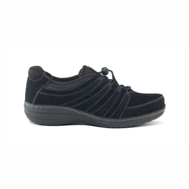 Giày sức khỏe nữ Aetrex Laney Black